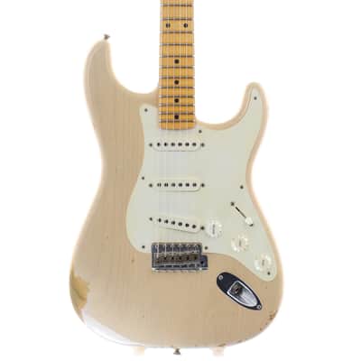 FENDER CUSTOM SHOP Limited Edition 1955 Stratocaster Relic Dirty White Blone [CZ5401119] (08/26) image 1