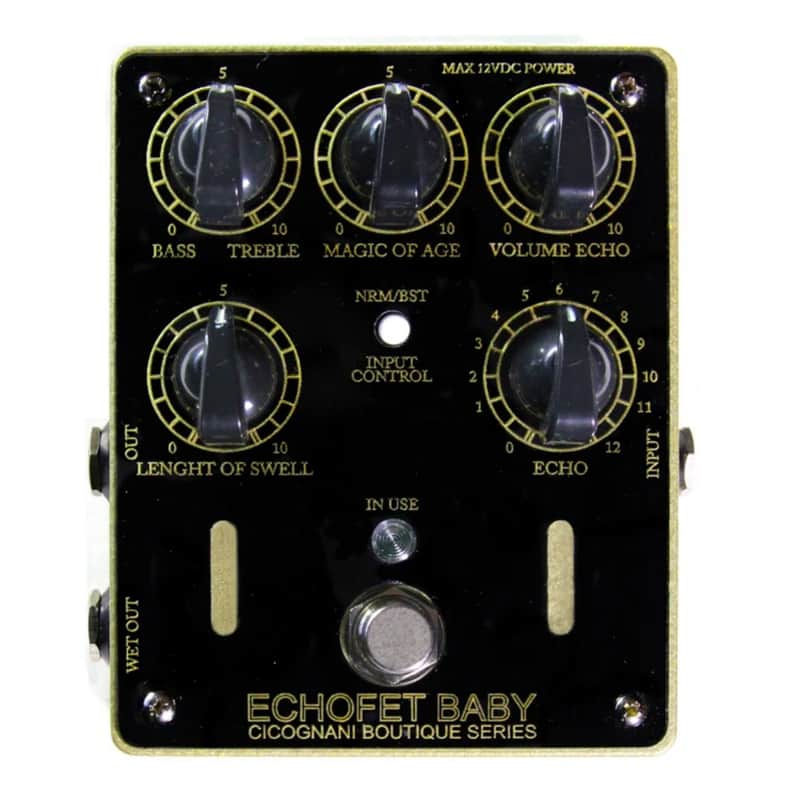 Cicognani Engineering Echofet Baby Modulated Delay Pedal image 1