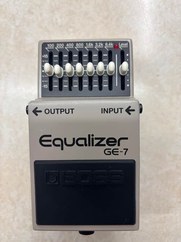 Boss GE-7 Equalizer (Black or Silver Label) 1997 - Present - Grey image 1
