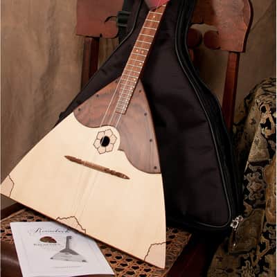 Roosebeck BLLPDR Deluxe Prima Balalaika Sheesham/Walnut Stave Body with Gig Bag image 3