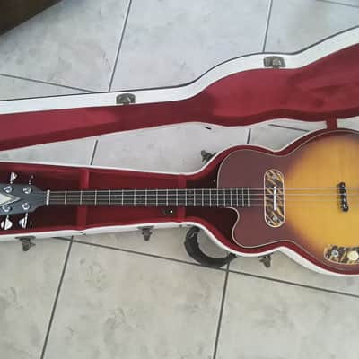 Left handed, Kay Pro Bass K162VHS 2019 - Honey Burst image 6
