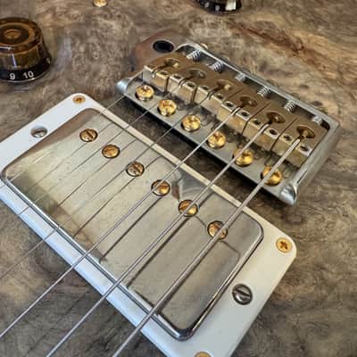 2019 PRS Private Stock #7959 Custom 24 - Natural Buckeye Burl - Roasted Curly Maple Neck - Fatback Black Limba Body image 8
