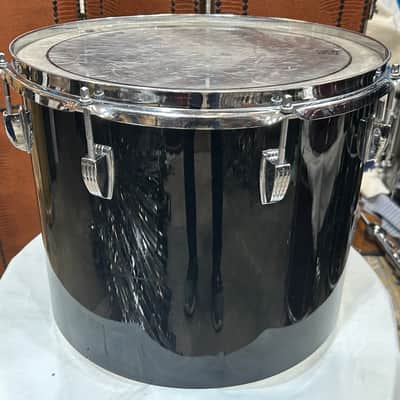 Ludwig 12" deep X 15" head Vistalite Concert Tom (11285-1236) Early 70's - Black Vistalite image 4