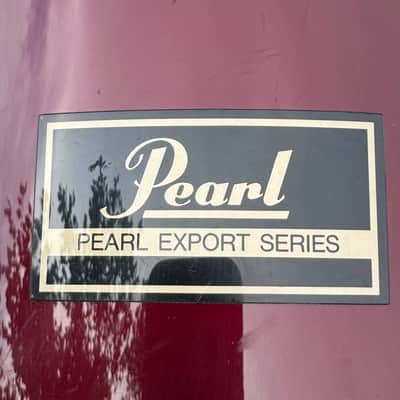 Vintage Pearl Export Series 12” Rack Tom – Wine Red/Burgundy – Made in Taiwan image 2