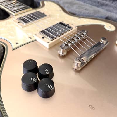 D'Angelico Deluxe Brighton Double Cut Desert Gold 2021, With Hard Case and Free Shipping image 22