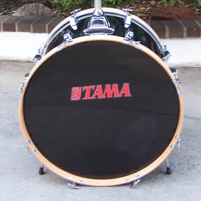 Billy Blast Drums Tama Vintage 22"x16" Bass Drum 1990 - Gloss Black image 2