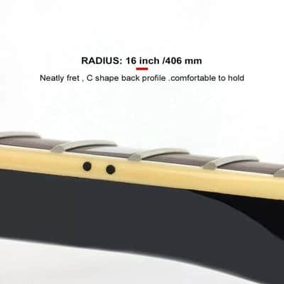 Premium 22-Fret Maple Guitar Neck for Les Paul & SG – Rosewood Fretboard, Two-Way Truss Rod image 4