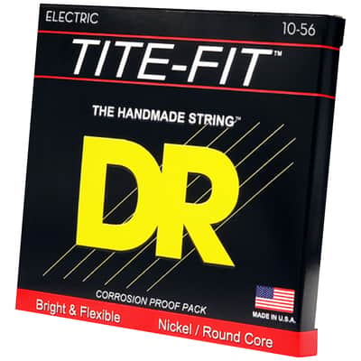 JH 10 Tite Fit Nickel Plated electric guitar Medium à Super Heavy 10-56 DR Strings image 1