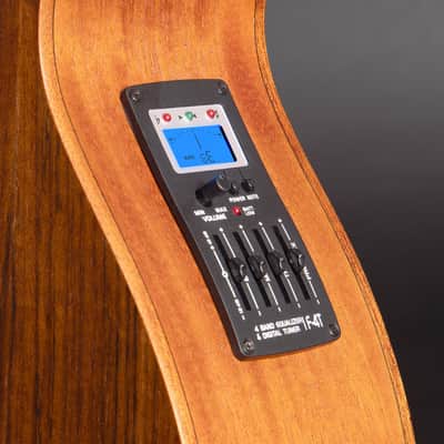 Lindo Left Handed Neptune SE V2 Electro Acoustic Guitar Mahogany and Walnut + Padded Gigbag image 6