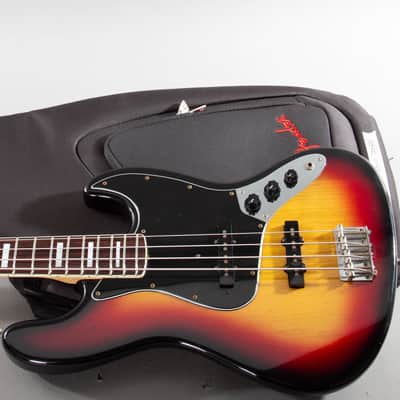 1997 Fender Japan JB75-90US '75 Reissue Jazz Bass – 3-Tone Sunburst | CIJ | USA Pickups | Rosewood Board image 1