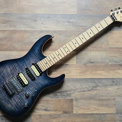 Suhr Modern Pro M6 - Faded Trans Whale Blue Burst image 2