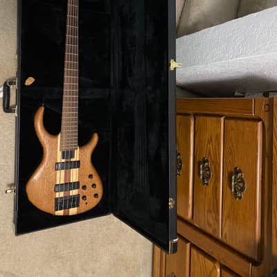 Tobias 5 String Tiger Wood Bass 1994 - Natural with Original Case! image 1