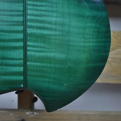 2001 Pendragon Banshee Green With Bartolini Pickups Free Shipping image 13
