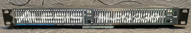 Alesis M-EQ-230 stereo 1/3 octave EQ - Mid-90's - Black image 1