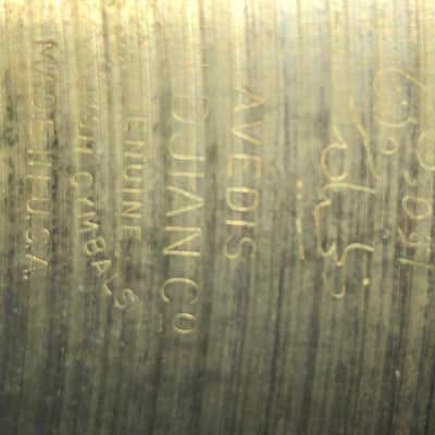 Great Sounding Zildjian 14” Thin Crash Cymbal 1980’s image 2