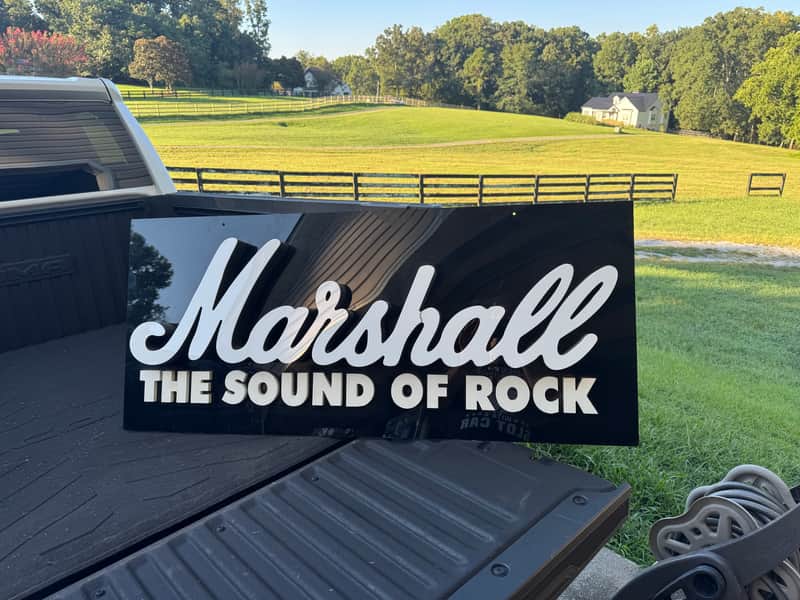 Rare Marshall 3D Store display sign 80’s image 1