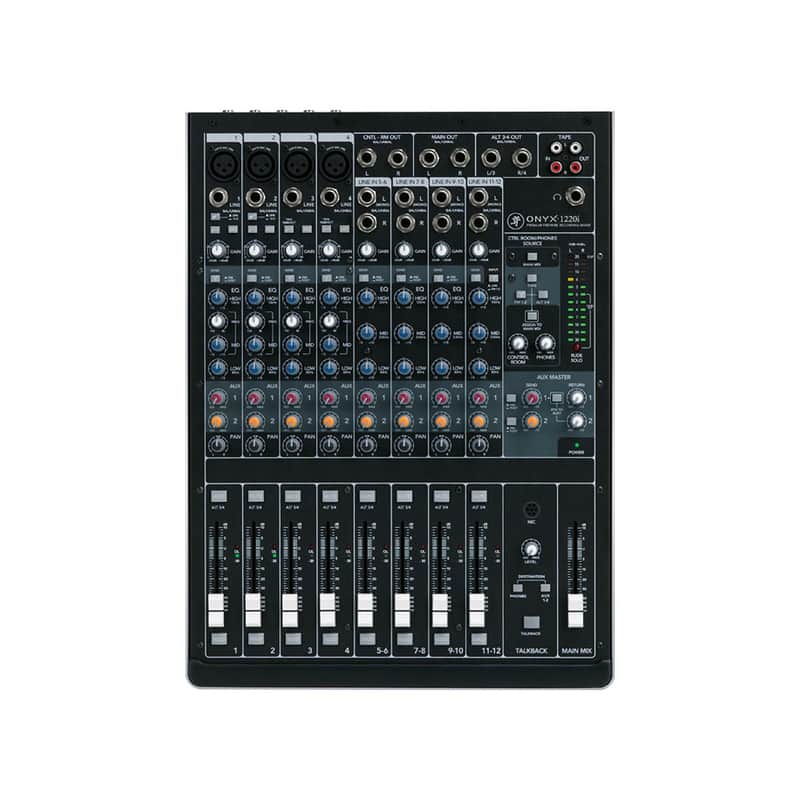 MACKIE マッキー 12チャンネルアナログミキサー ONYX 1220i Mackie Onyx 1220i Premium Firewire 12 Channel Recording Mixer | eBay