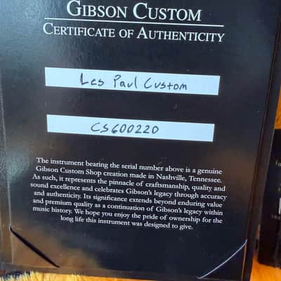 2026 Gibson Custom Shop Les Paul Custom - Ebony Black image 21