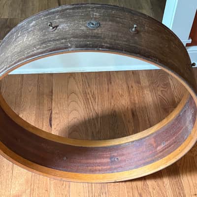 Leedy 28 x 9" Reliance Bass Drum Vintage 30s 40s Marching Concert image 9
