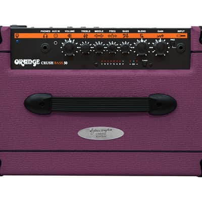 Orange Amplifiers Ltd. Ed. Glenn Hughes Crush Bass 50 Combo Bass Amp - Open Box image 6