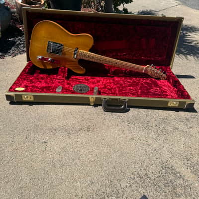2012 - Fender Select Carved top Telecaster (Amber) image 15
