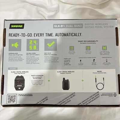 Shure GLXD16+ Wireless Guitar Pedal System 2023 - Present - Black image 4