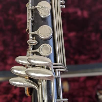 Vintage La Chambre Paris All Wood Bass Clarinet made in France image 5