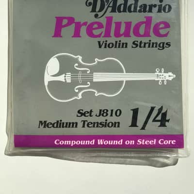 D'Addario Prelude J810 1/4 Violin Strings image 1