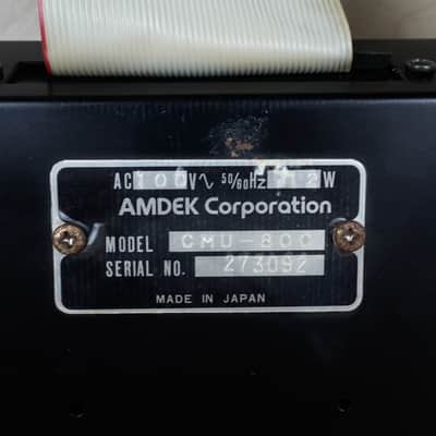 Amdek (Roland) CMU-800 Analog Synthesizer & Drum Machine 1983 100V Japan w/ Box, IF-PC88 291553A Interface image 11