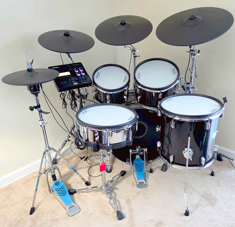 Roland VAD506 Acoustic Design Electronic V-Drum Kit 2024; Black image 1