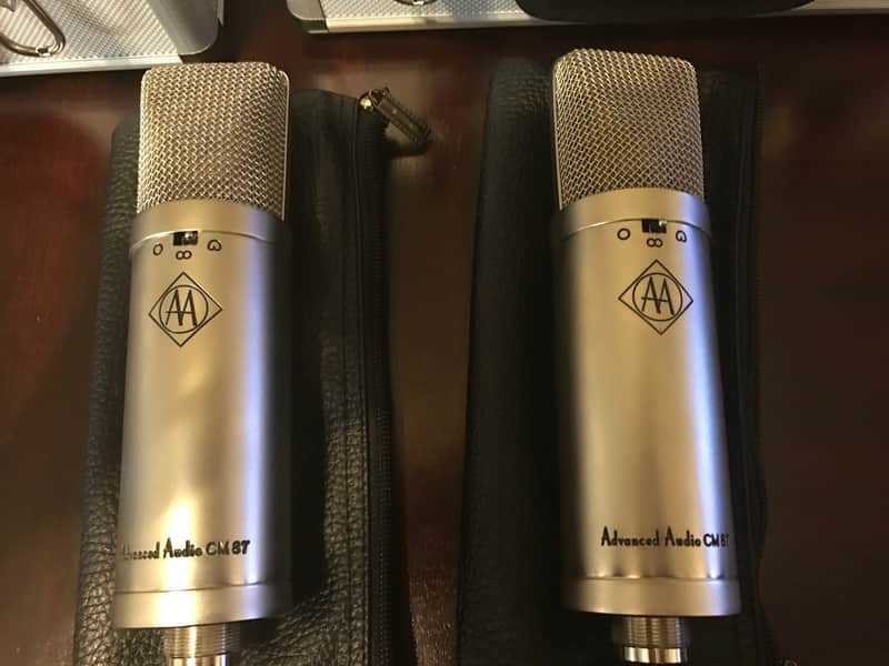 Advanced Audio CM87 Large Diaphragm Multipattern Condenser Microphone Stereo Pair image 1