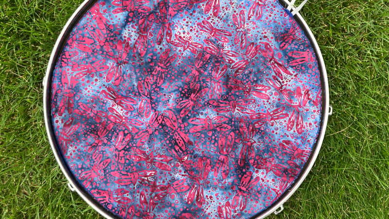 16" single layer Drum Bunny cloth drum cover - dampener - partial mute - compare to Drum Tortillas - Quesadilla - Big Fat Snare image 1