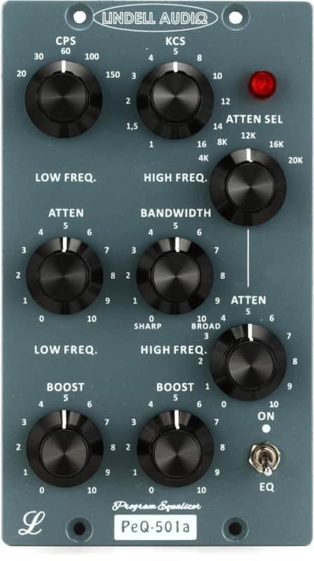 Lindell Audio PEQ-501a 500 Series Retro 2-band Program Equalizer (PEQ501ad1) image 1