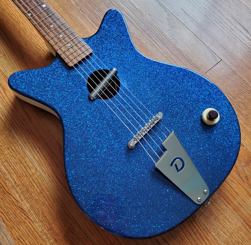Danelectro Convertible Electric || 1990s - Blue Sparkle image 1