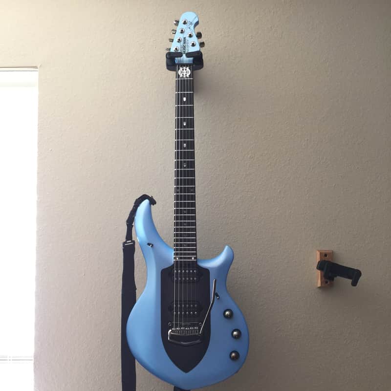 Ernie Ball Music Man Majesty 2014 Baby Blue and Tangerine Dream image 1