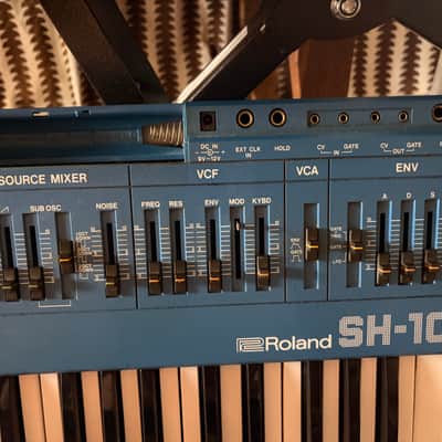 Roland SH-101 32-Key Monophonic Synthesizer 1982 - 1986 - Blue image 4
