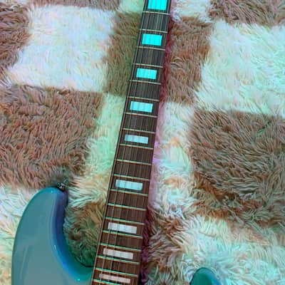 PRS SE Silver Sky Stone Blue Loaded Body / Project Guitar w/ Non-Original Neck image 6