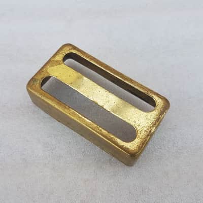 80's BRASS HUMBUCKER PICKUP COVER made in USA image 1