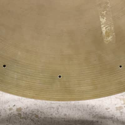 Zildjian 21" A Avedis Sizzle Ride Cymbal Vintage 1960's 2,711g's image 10