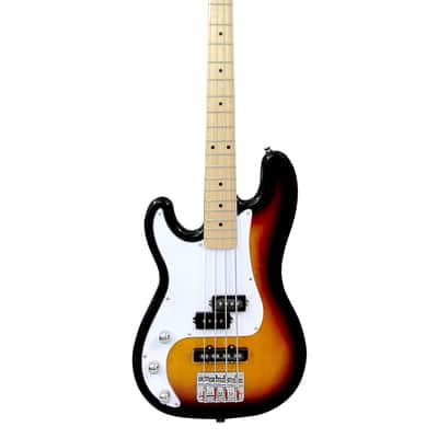 Left Handed Short Scale Bass Guitar SX Ursa 3 JR MN 3TS LH image 1