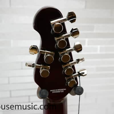 Sterling MAJ270X SM John Petrucci Signature - Blood Orange Burst image 14