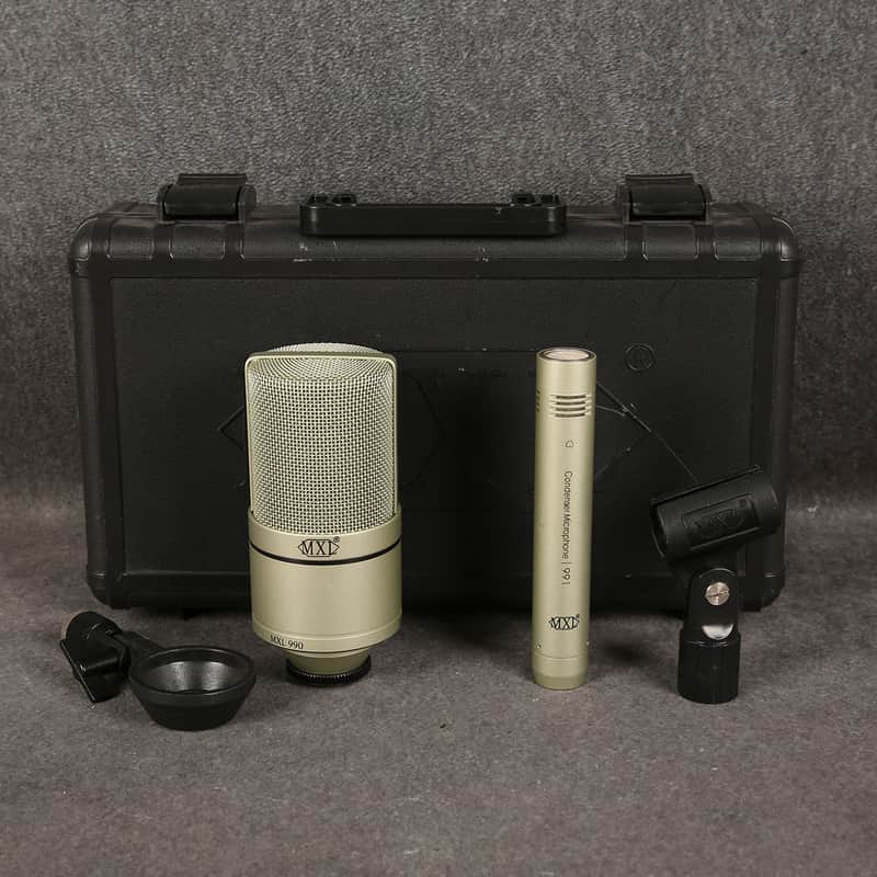 MXL 990/991 Condenser Microphone Set - 2nd Hand image 1