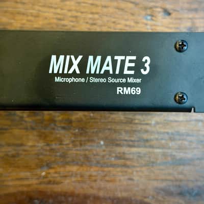 Rolls RM69 MixMate 3 6-Channel Mic/Line Mixer with Phantom Power image 2
