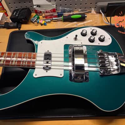 2004 Rickenbacker 4003 Turquoise Rare Color OHSC Paperwork All Original image 12