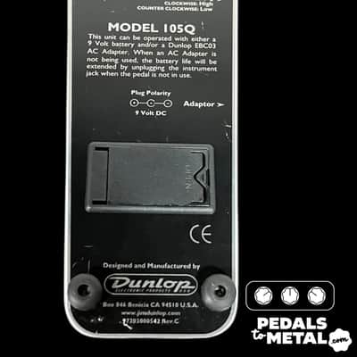 Dunlop 105Q Cry Baby Bass Wah 1999 - Present - White X11436 image 5