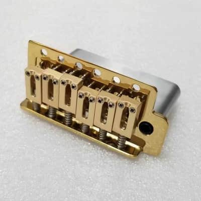 Warmtone Tremolo Series #1 M1 Strat Style Gold Vintage 6 Screws 10.5mm String Spacing image 4