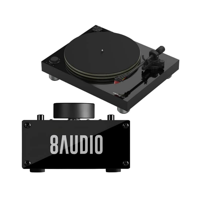 Reloop Turn 7 Premium HiFi Belt Drive USB Turntable with Amplifier System image 1