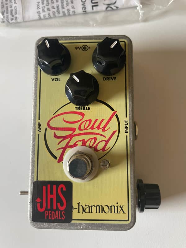 JHS Meat & 3 Mod Electro-Harmonix Soul Food Transparent Overdrive 2013 - Present - Cream image 1