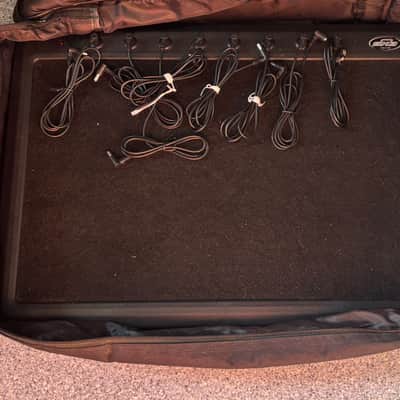 SKB 1SKB-PS-8 8-Port 9VDC Powered Pedalboard with Bag 2010s - Black image 3