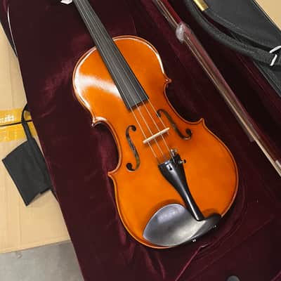 SanMarco DVA-300 16" Viola, maple flamed back, full ebony parts, E strings tuners, ebony bow and oblong case. image 1